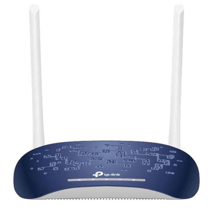 Módem Router Inalambrico Wi-Fi N 300Mbps VDSL/ADSL 2 Antenas 5dBi TP-Link TD-W9960
