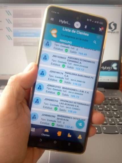 Hybrid Mobile Fuerza de Ventas