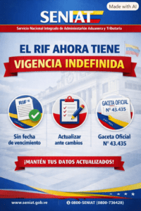El RIF ya no tiene vencimiento