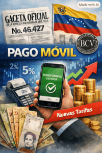 Nueva Gaceta Oficial Nº 46.427 Así quedan las comisiones del Pago Móvil en Venezuela (2026)